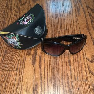 Ed Hardy Sunglasses And Case